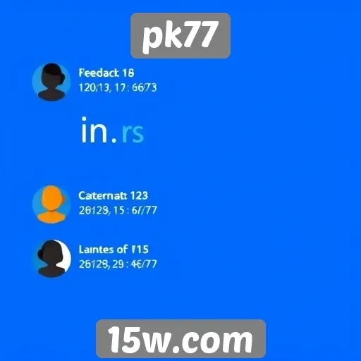 Feedback dos usuários sobre pk77